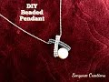 Herringbone Beaded Pendant || DIY Beaded Pendant