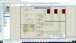 CD4033 Johnson Counter AVR  AVR Projects App Demonstration