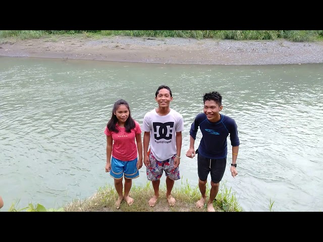 Jumping Backwards into the River 🤣 Lamig ka lng Mangyan kami🤣 class=