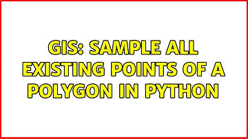 GIS: Sample all existing points of a polygon in Python
