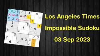 Celebrity Los Angeles Times Impossible Sudoku 03 Sep 2023 - Sudoku From Zero To Hero Net Worth