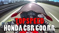 So SCHNELL ist die CBR 600 RR | TOPSPEED AUF DER AUTOBAHN
