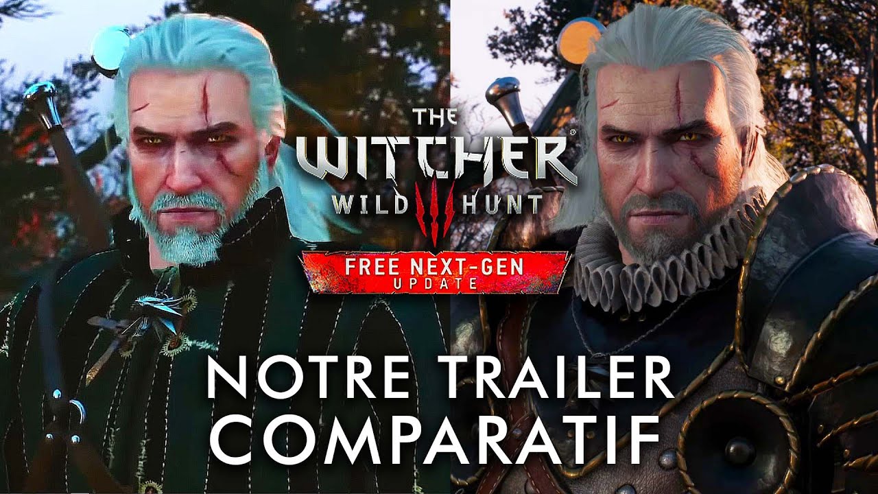 PS5, Xbox Series & PC : Notre TRAILER COMPARATIF de THE WITCHER 3 💥 Free Next-Gen Update