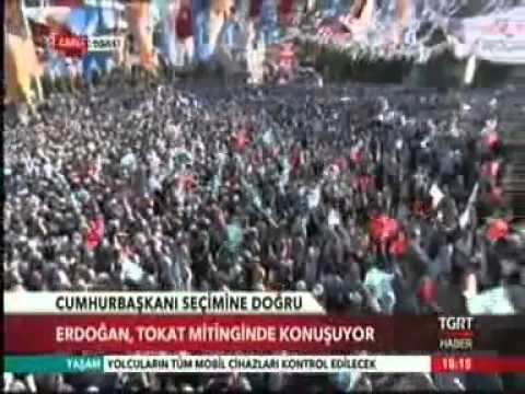 Devamı Başbakan ve Cumhurbaşkanı Adayı Erdoğan Tokat'ta Halka Sesleniyor