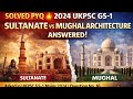 Solved PYQ UKPSC GS-1 2024 | Architecture Question Explained Simply