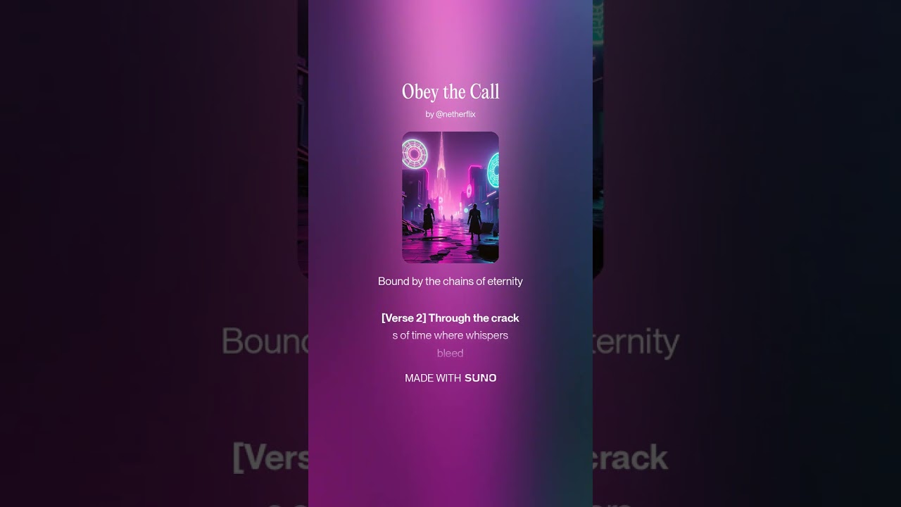 Obey the Call (AI Generated Dystopian Techno Song)