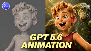GPT 5.6 Sol + Blender: Full Character Animation screenshot 5