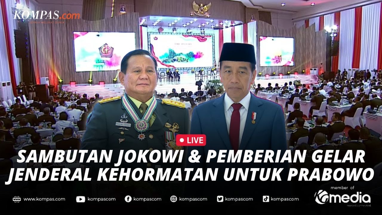 🔴LIVE - Sambutan Presiden Jokowi dan Kenaikan Pangkat Kehormatan Prabowo di Rapim TNI-Polri 2024