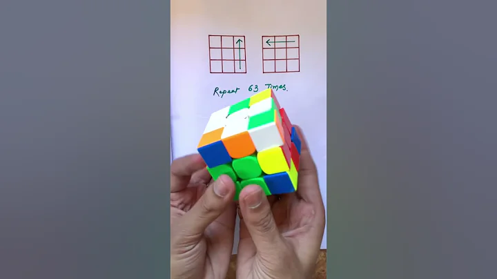 The VIRAL 2x63 Moves of Rubik’s Cube - cube solve magic trick #shorts #rubikscube - DayDayNews