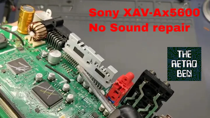 Sony XAV-AX5600 No sound Repair
