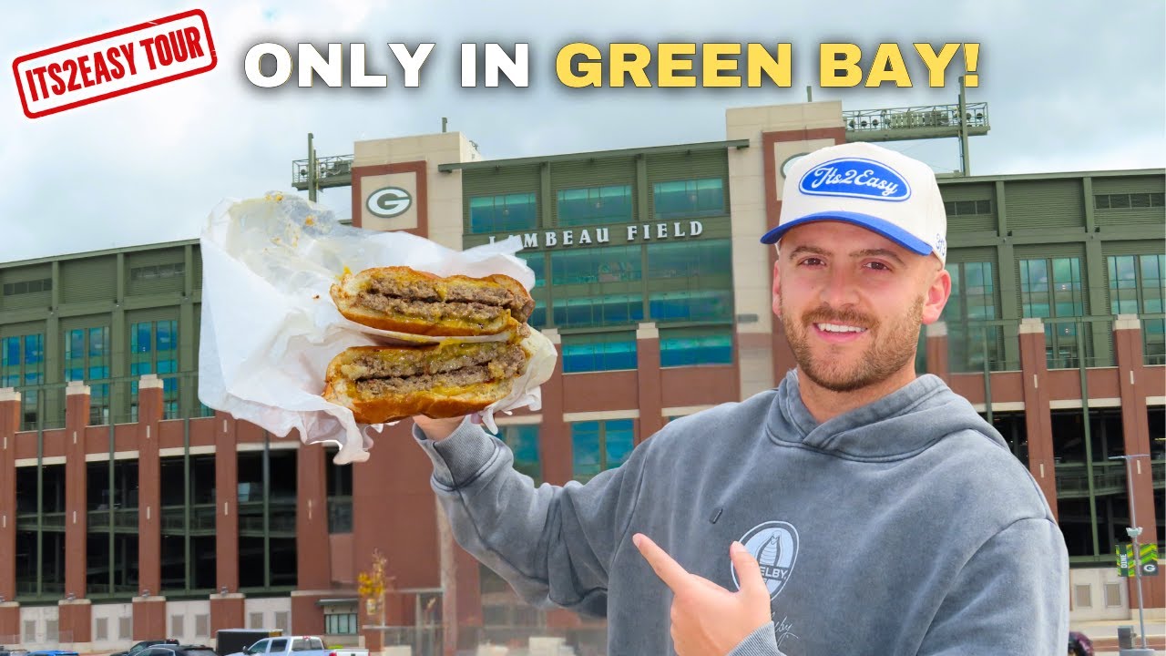 TRYING ICONIC GREEN BAY FOOD - YouTube