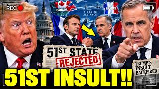 THIS IS IT: Macron JOINS Canada In The Atlantic as Carney DESTROYS Trump's 