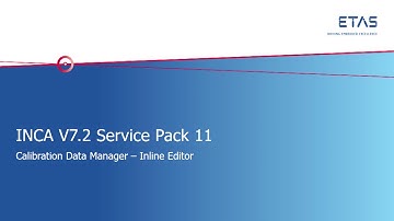 INCA V7.2 - CDM - Inline Editor