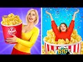 Big Food VS Small Food Challenge | Eating Mini Food 24 Hours | Funny Mukbang by RATATA POWER