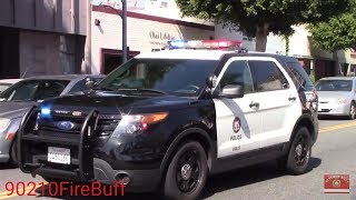 LAPD Ford Explorer Responding/Arriving on Scene