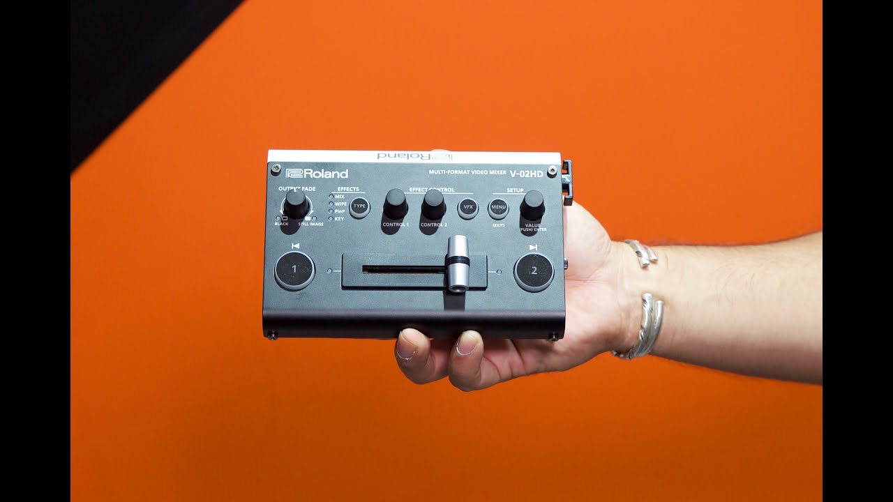 Roland V-02HD Multi-Format Video Mixer – Interbee 2018