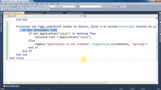 ASP.NET Tutorials - Concept of Application (Server SIde State Management Technique) with an example