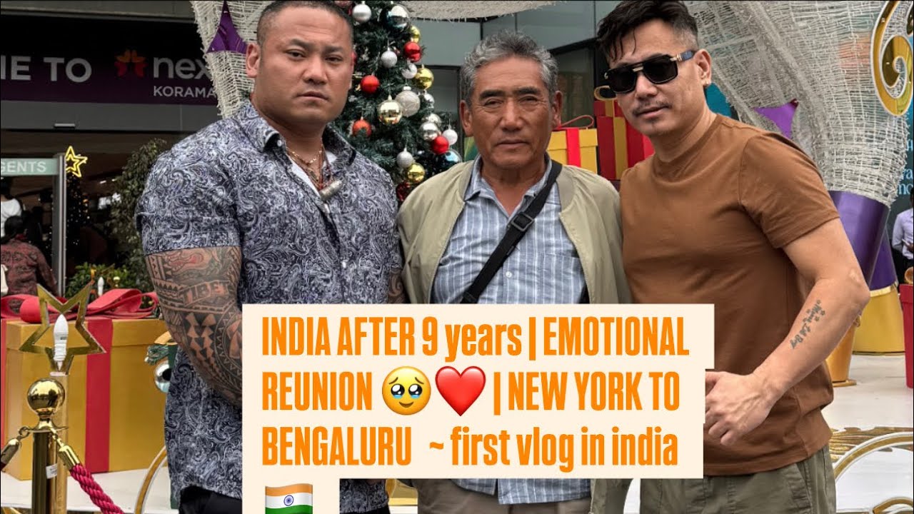 EMOTIONAL TRIP TO INDIA AFTER 9 years | NEW YORK TO BENGALURU JOURNEY | EMOTIONAL REUNION WITH APA 🥹