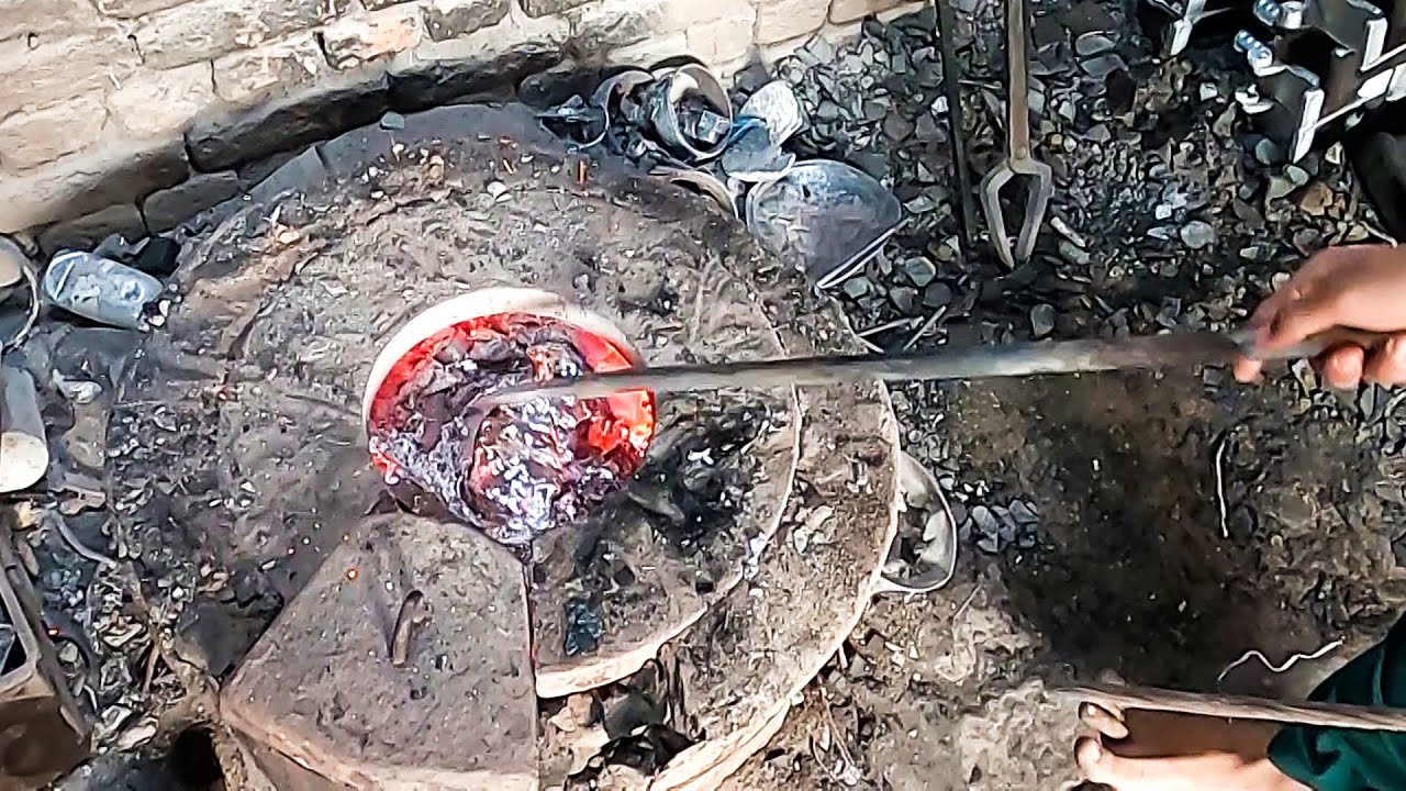 Vintage Technique of Making a Metal Vessel