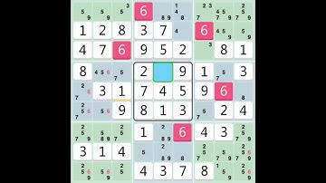 Sudoku Technique 5 - Pointing