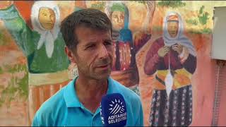 Adıyaman Belediyesi Depremin Unutturduğu Sokağa Resimlerle Hayat Veriyor
