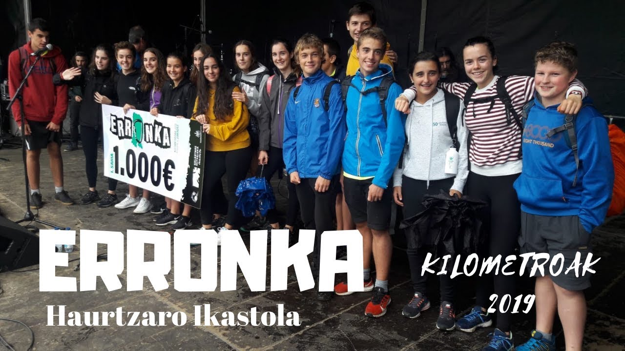 KILOMETROAK 2019 ERRONKAREN IRABAZLEAK - Haurtzaro Ikastola