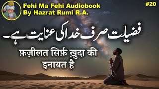 Fazeelat sirf Khuda ki Inayat hai | Fihi Ma Fihi Audiobook | Rumi Poetry