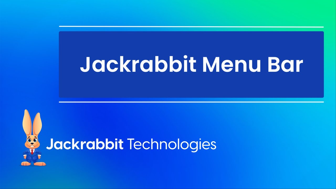 Jackrabbit Menu Bar YouTube