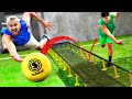 We Combined Spikeball and Volleyball into One Sport!!