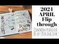 2024 sterling inks common planner b6  n2 april flip through