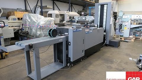 Duplo System 4000 booklet maker   Gab Supplies Ltd   2002