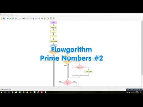 Flowgorithm - Prime Numbers 2 (List of Prime Numbers) - YouTube