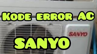 Kode Error AC Sanyo