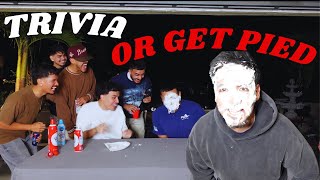 PIE IN THE FACE TRIVIA! (The boys get personal)