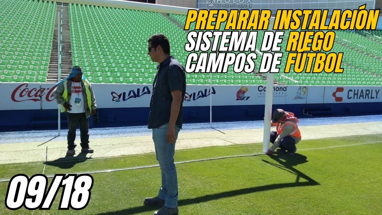 Transformando el Terreno para un Riego Perfecto en Campos de Fútbol