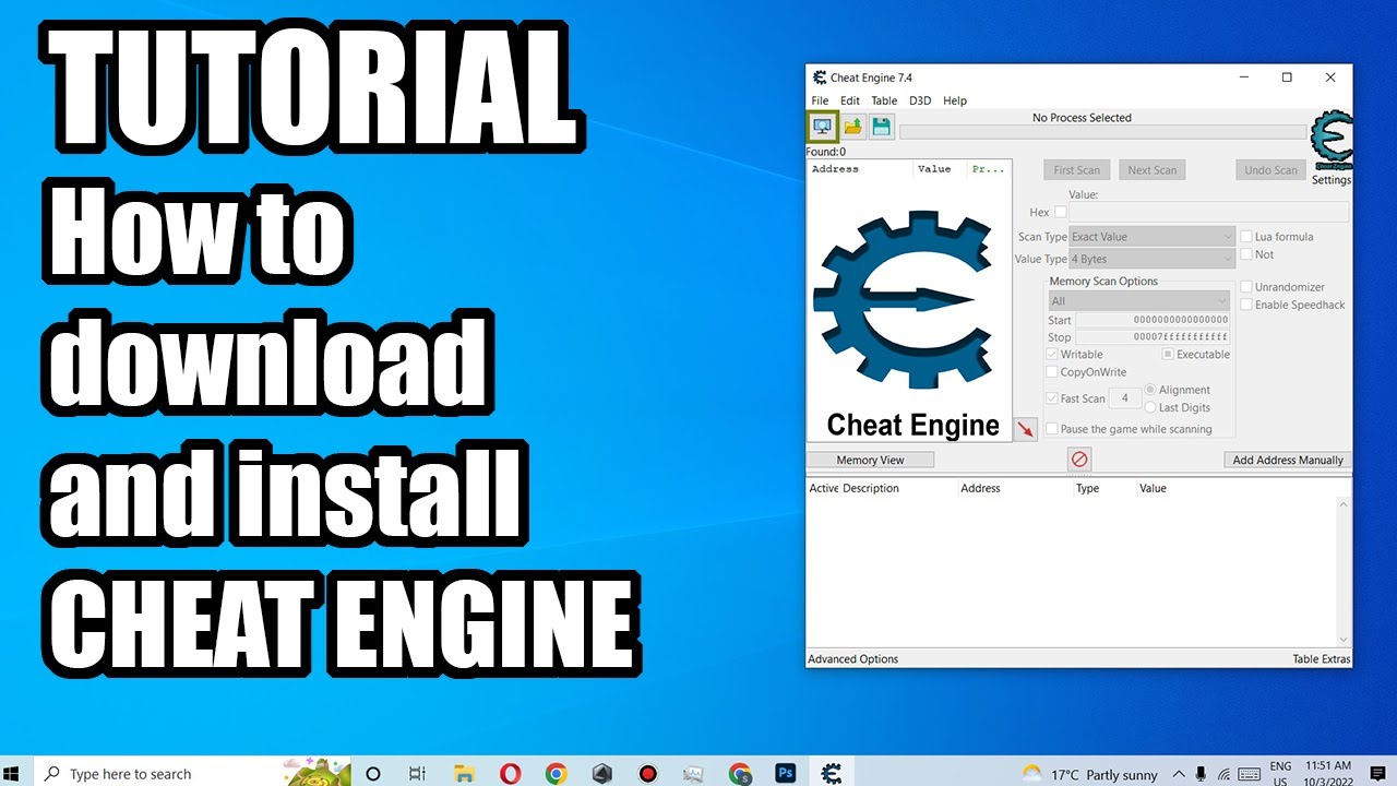 Download Cheat Engine 7.4 free (English version)