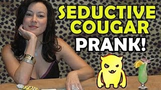 Seductive Cougar Prank