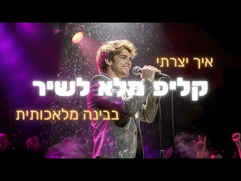 איך יצרתי קליפ מוסיקלי מלא בכמה דקות 