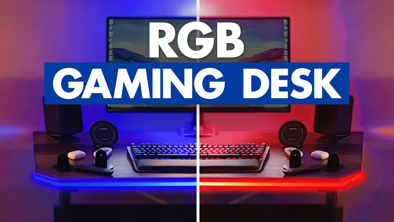 DIY RGB Lighting for your Gaming Setup! 🌈