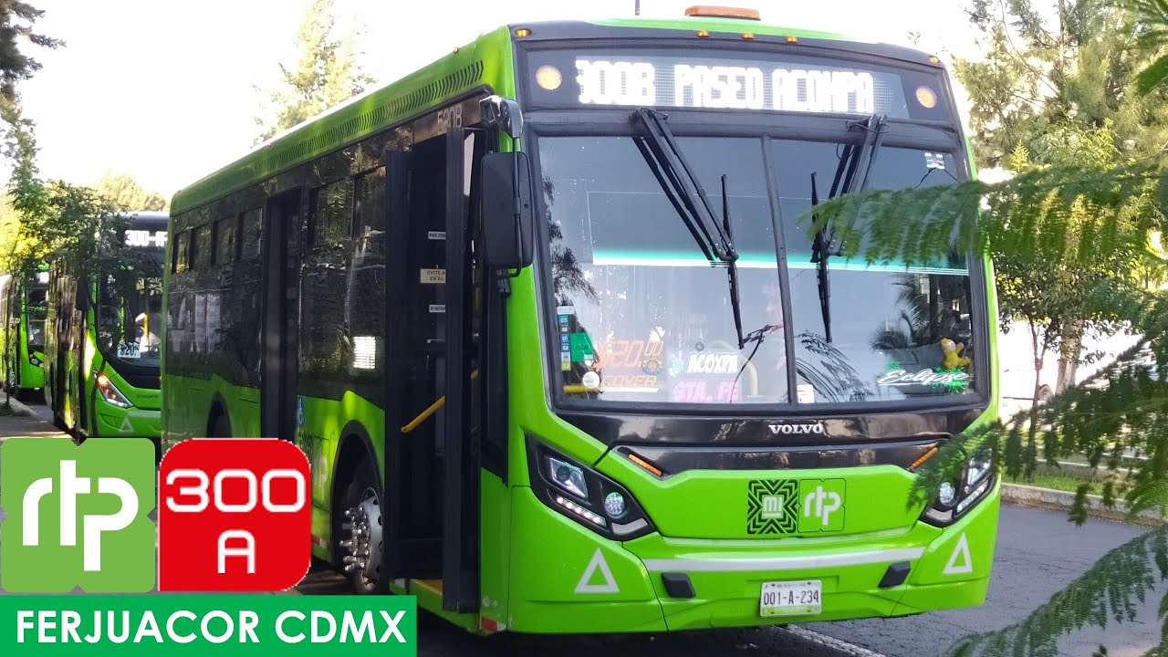 RTP CDMX - Ruta 300A - De Metro Auditorio a Paseo Acoxpa - Volvo Caio Access