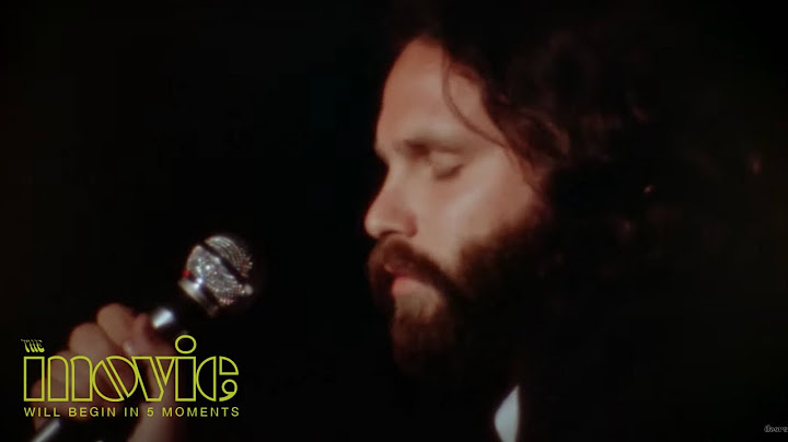 Break on Through Live version - Live performance video thumbnail