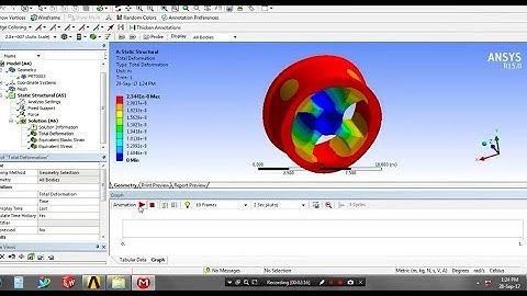 #Flywheel analysis in ANSYS
