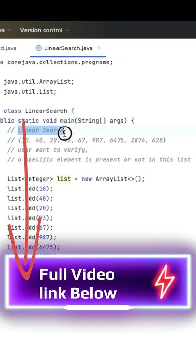 linear-search-in-java-javaprogramming-coding-lovecodingshortvideo
