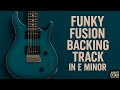 Funky Fusion Backing Track in E Minor