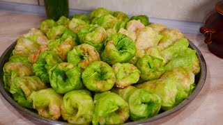 Cabbage rolls from young cabbage in the oven as in childhood - eaten in the evening