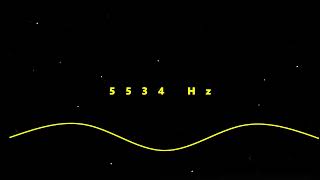 ⒽⓏ5534 HZ FREQUENCY PURE TONE 10 MINUTES