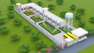 3D Design Madrasa School Building مدرسہ تھری ڈی