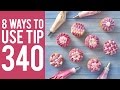 8 Ways to Decorate Cupcakes with Tip 340