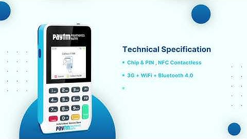 Paytm EDC Device   Linux D190 Linus POS 1