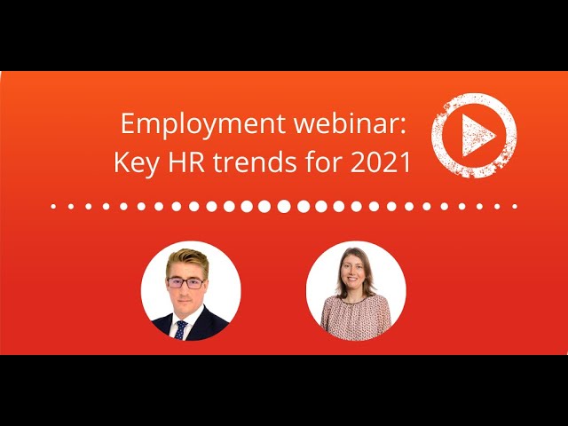 Employment Webinar | Key HR trends for 2021